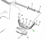 Yamaha Tenere handkap links D08-F6144-00