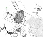Yamaha CP2 Waterpomp met Blokdeksel set BLW-12420-00