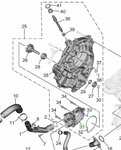 Waterpomp Cover CP2 1WS-12422-10