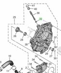 Yamaha Lager Koppelingsstift 93317-11096