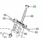 Yamaha Lager T Stuk 93332-00008