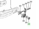 Yamaha Moer tbv As Achterwiel 90185-18009
