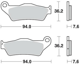 093022 BRAKE PADS SINTER NITRO SPORT