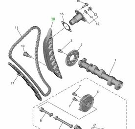 CP2 Nokkenas Kettinggeleider 2 1WS-12252-00
