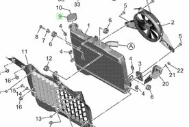 Yamaha Tenere 700 Radiateurdop B67-12462-11