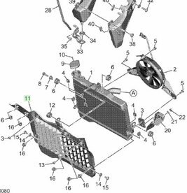 Beschermer radiateur BRL-12498-00