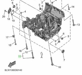 Yamaha Blokbout 1WS-15156-00