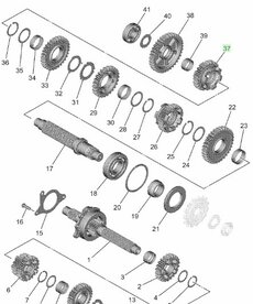 CP2 Tandwiel 5e versnelling (24T) BLW-17251-00