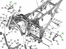 Yamaha Bout Ophangbeugel 90110-08141