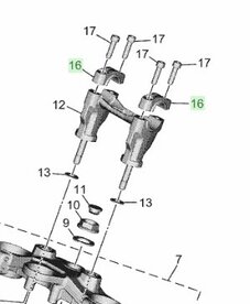 Tenere 700 Stuurklem Origineel BAG-F3441-00