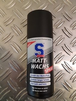 S100 Matt -wax spray voor de matte kleurstellingen