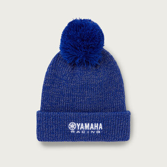 Paddock Blue Essentials Pompom muts voor volwassenen