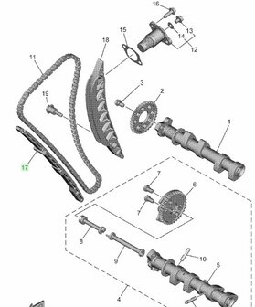 CP2 Nokkenas Kettinggeleider 1 1WS-12251-00