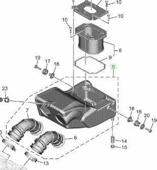 Tenere 700 Luchtfilterbox BW3-14401-02