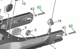 Yamaha Bout Kettingspanner 90101-08006