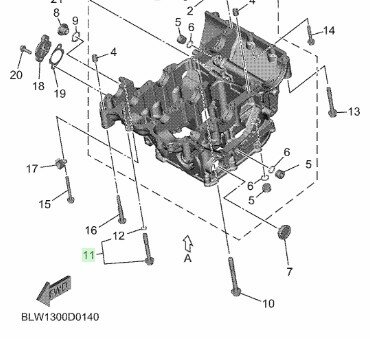Yamaha Blokbout 1WS-15156-00