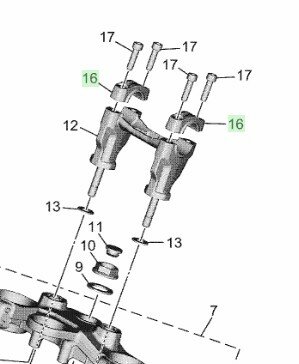 Tenere 700 Stuurklem Origineel BAG-F3441-00