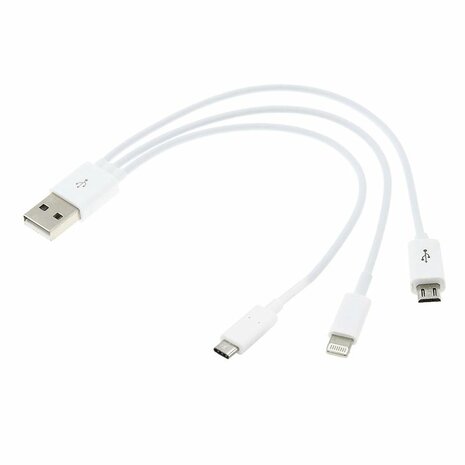 CHAFT USB laadkabel 3 in 1