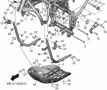 Yamaha Blokbout 90105-10219