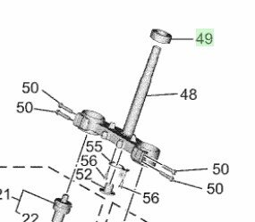 Yamaha Lager T Stuk 93332-00008