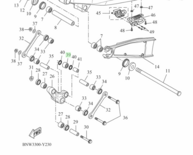 Linksysteem lager Yamaha 93317-31771