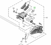 Support Pad Yamaha BNW-F5919-20