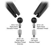 RAM Tough-Mirror (DoubleTake) Spiegelset Lange Arm L+R Adapter