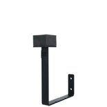 Gray steel X3 helmet & gear wall mount Matt Black