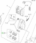 Remklauw revisie set voorzijde Yamaha BW3-F5802-00